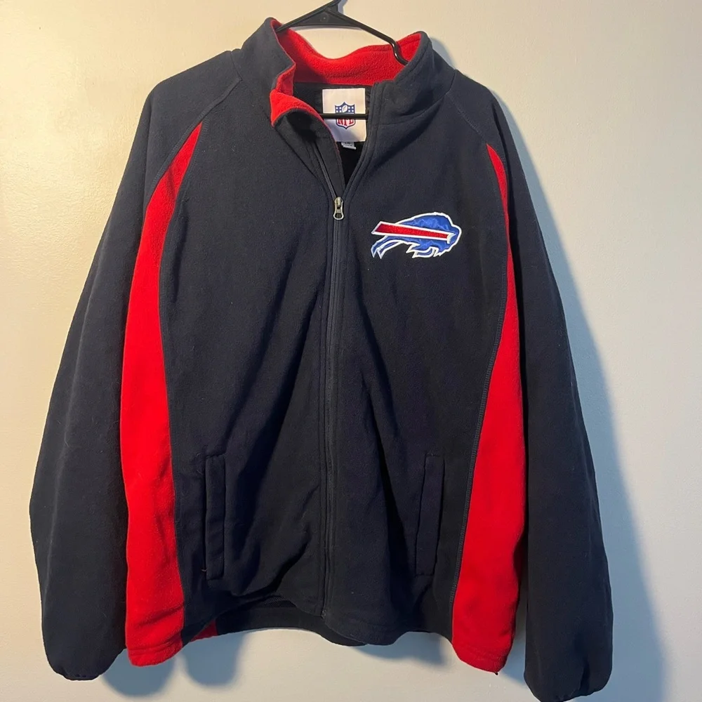 Buffalo Bills Zip Up Jacket Fleece